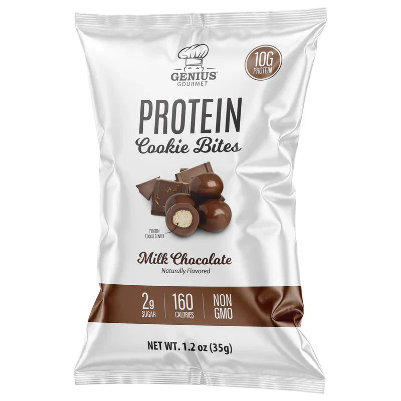 Genius Gourmet KETO GF Cookie Bites (1 bag) - Top Nutrition and Fitness 