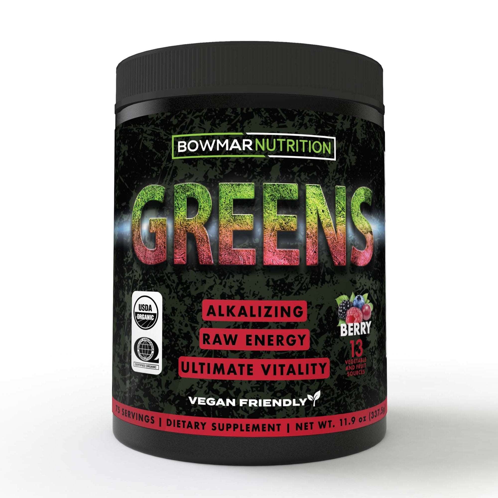 Bowmar Nutrition Greens (75 servings) Greens Berry bowmar bowmar-nutrition-greens