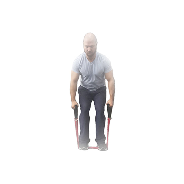 Handles for resistance bands (1 pair of 2 handles) 
