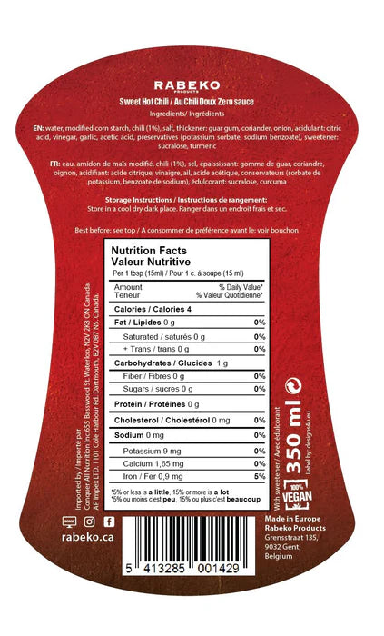 Rabeko Zero Sugar Low Cal Sauces