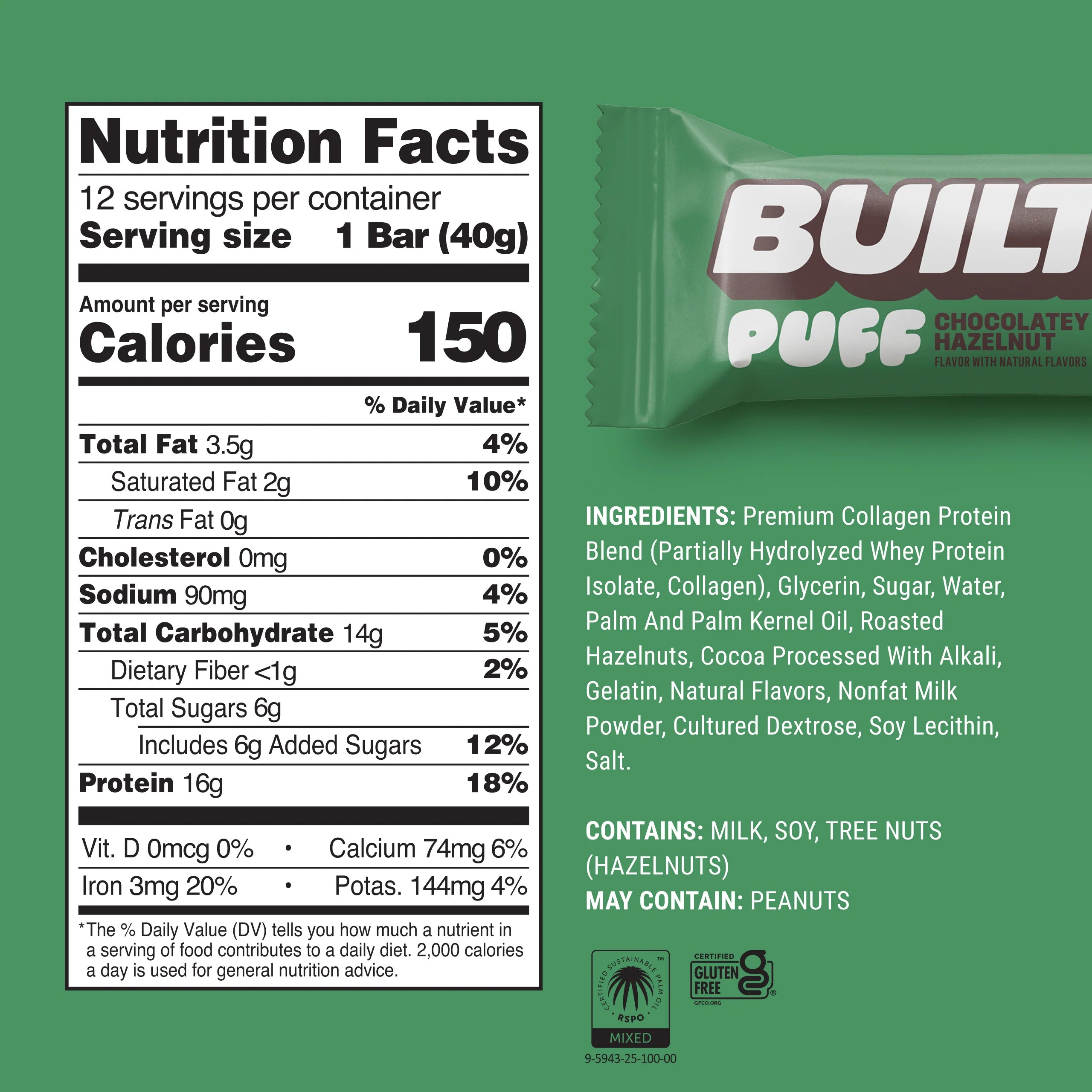 Built Protein Bar (1 bar)
