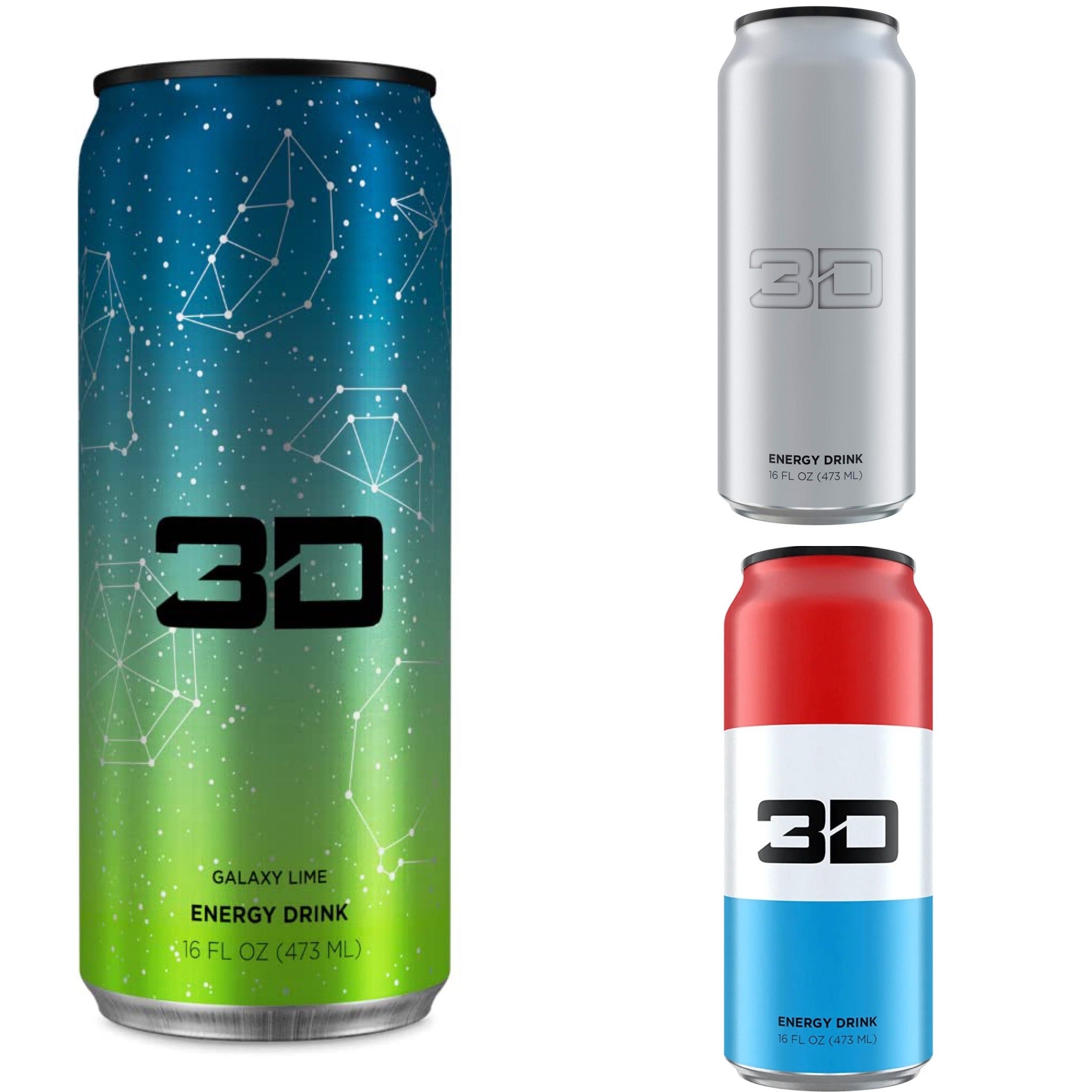 3D Energy Drink (USA) (1 can)