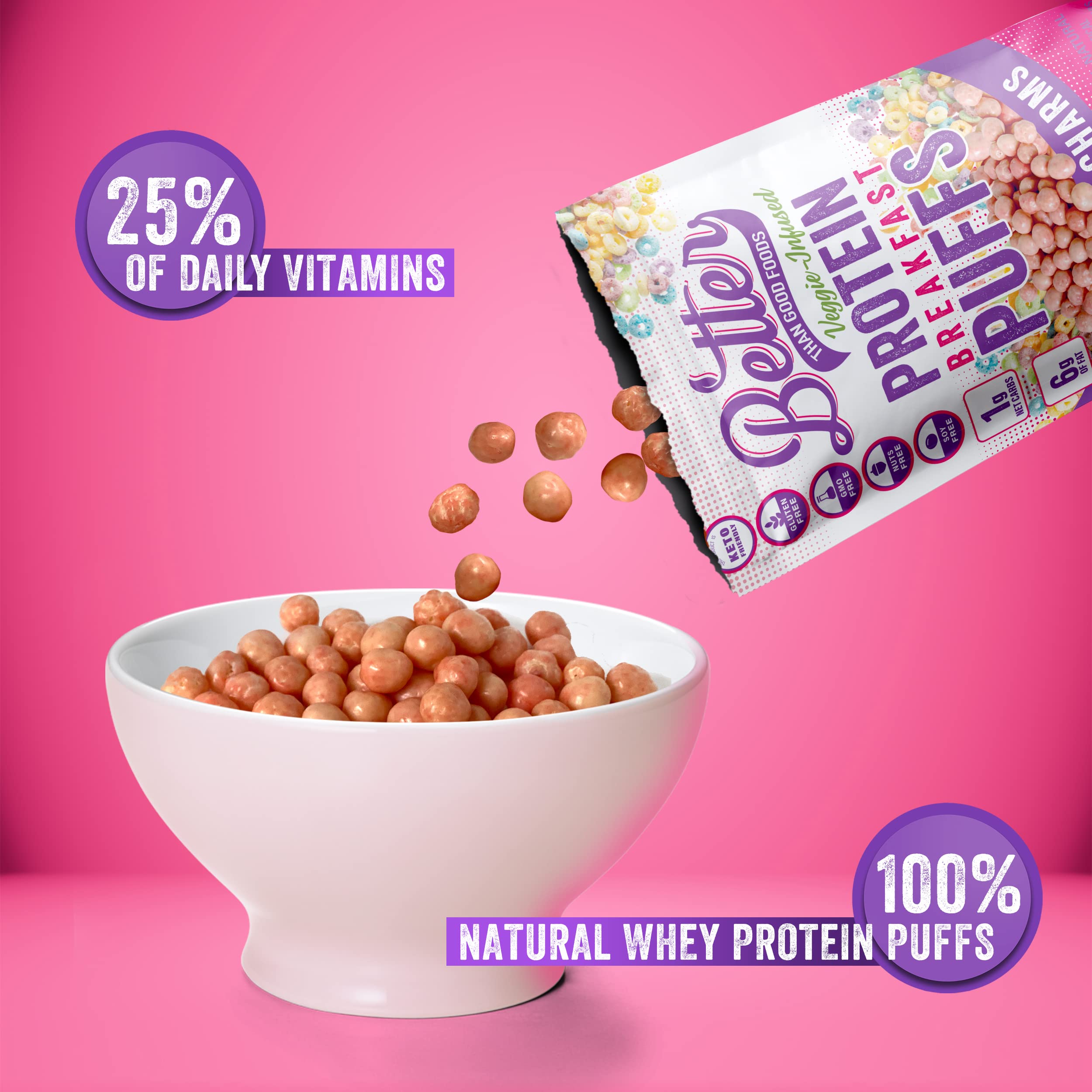 Better Than Good Keto Puffs (1 bag - 6 servings) 