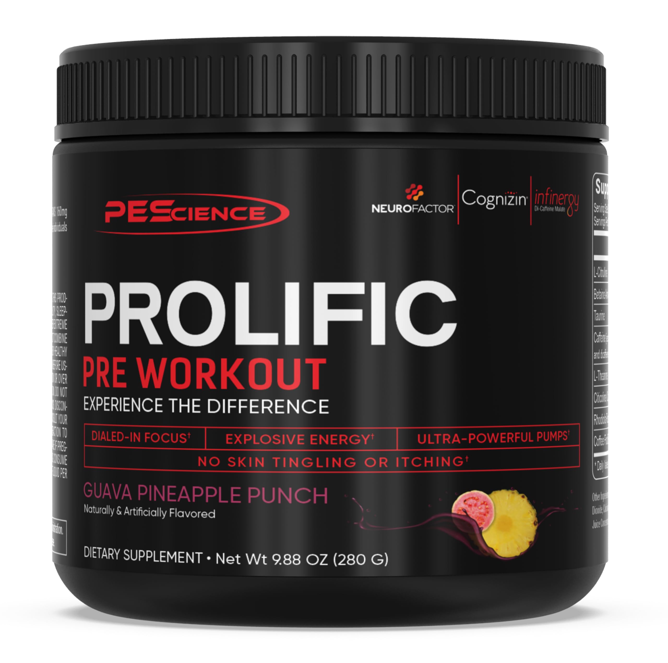 PEScience Prolific Pre-Workout (40 portions)