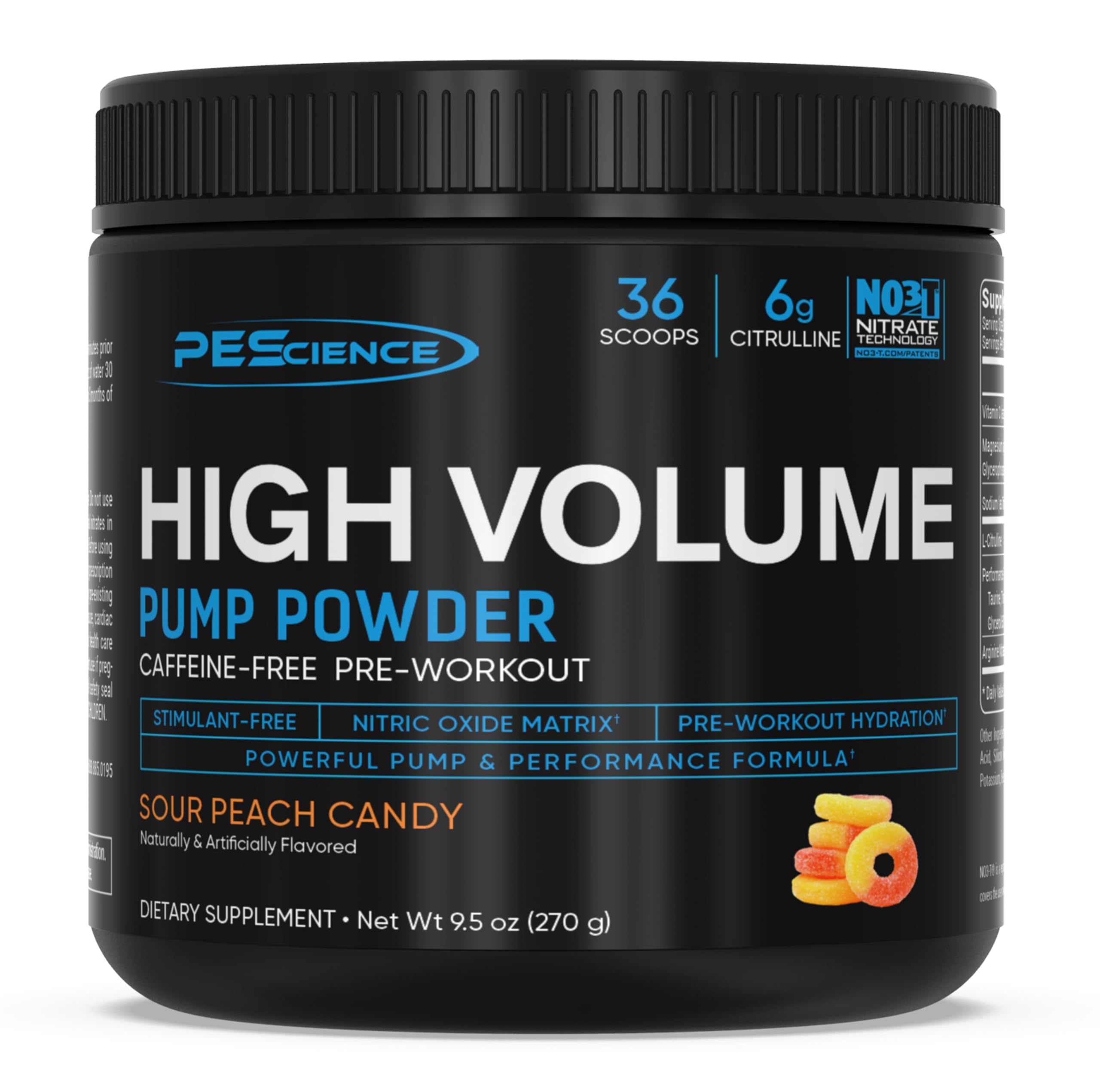 PEScience High Volume Stim-Free Pre-Workout (36 servings)