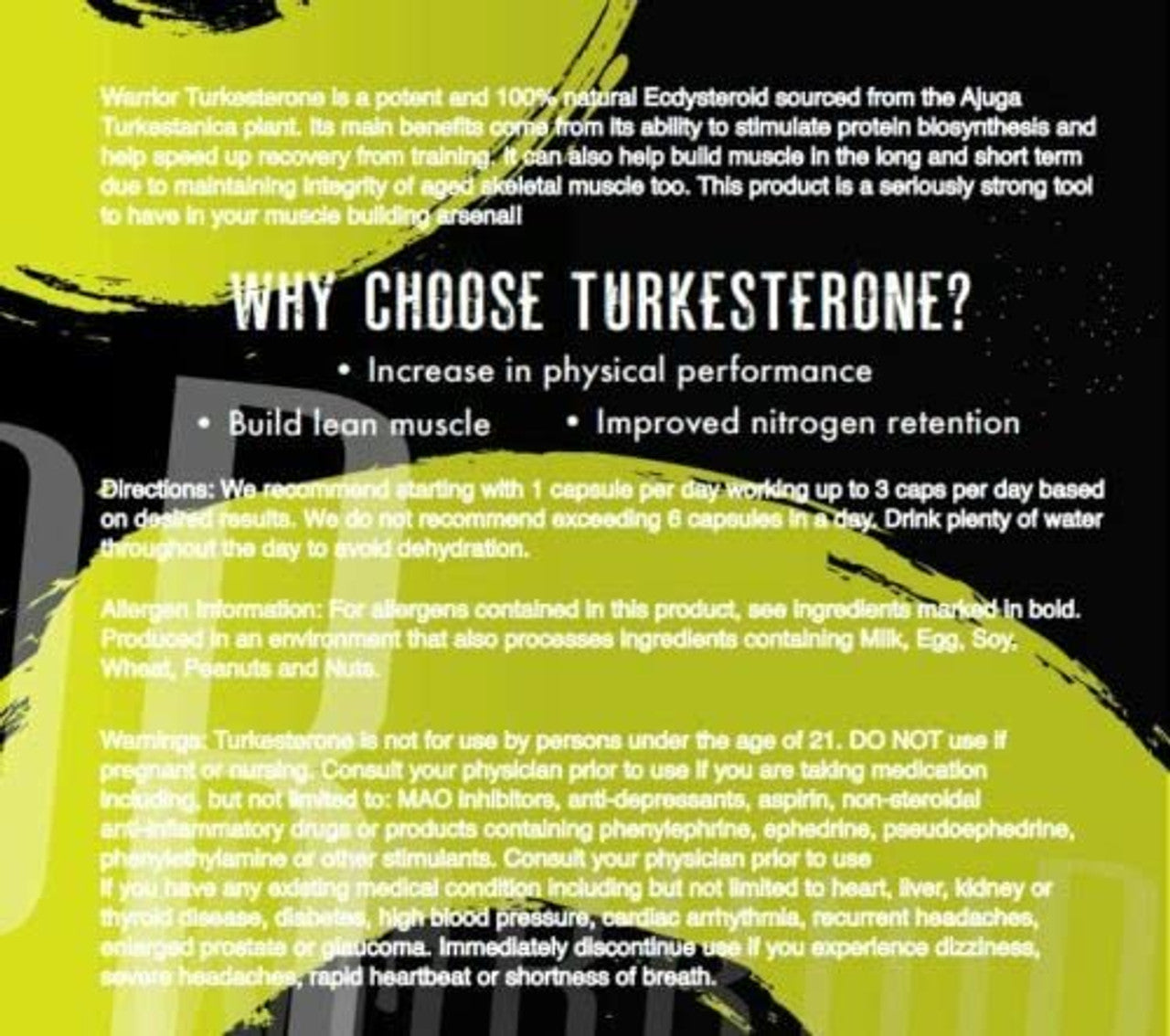 Warrior Turkesterone (60 capsules)