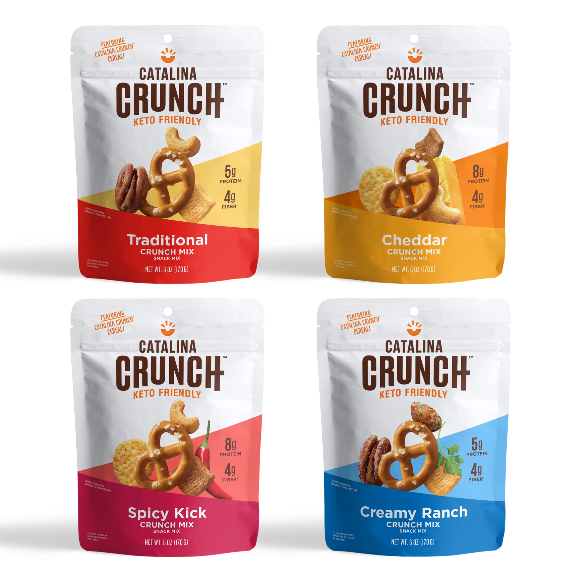 Catalina Crunch Snack Crunch Mix (1 bag) catalina-crunch-snack-crunch-mix-1-bag Traditional,Cheddar,Ranch,Spicy Kick Catalina Crunch