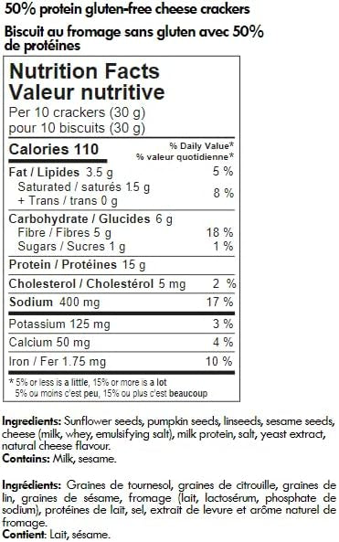 Swedish Protein Deli Grain-Free KETO Protein Crackers (60g)