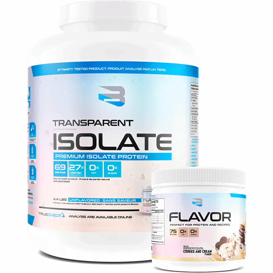 Believe Supplements Whey Protein ISOLATE + Flavor Pack (4lbs) *now in a bag! whey protein isolate Caramel Sundae,Cookies and Cream,Orange Creamsicle,Pineapple Mango,Bubblegum Grape,Blueberry Muffin,Marshmallow Moccaccino,All Natural Chocolate (Stevia),All Natural Vanilla (Stevia),All Natural Mixed Berries (Stevia),Banana Chocolate,Choco Mint,Fruity Cereal,NEW Chocolate Fudge,NEW Vanilla Ice Cream,NEW Peanut Butter Choco Cup,New Peanut Butter,NEW Dark Chocolate Believe Supplements