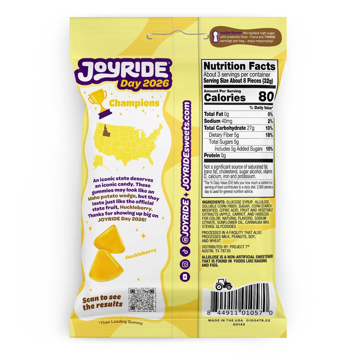 Joyride Low Sugar Candy (1 bag)