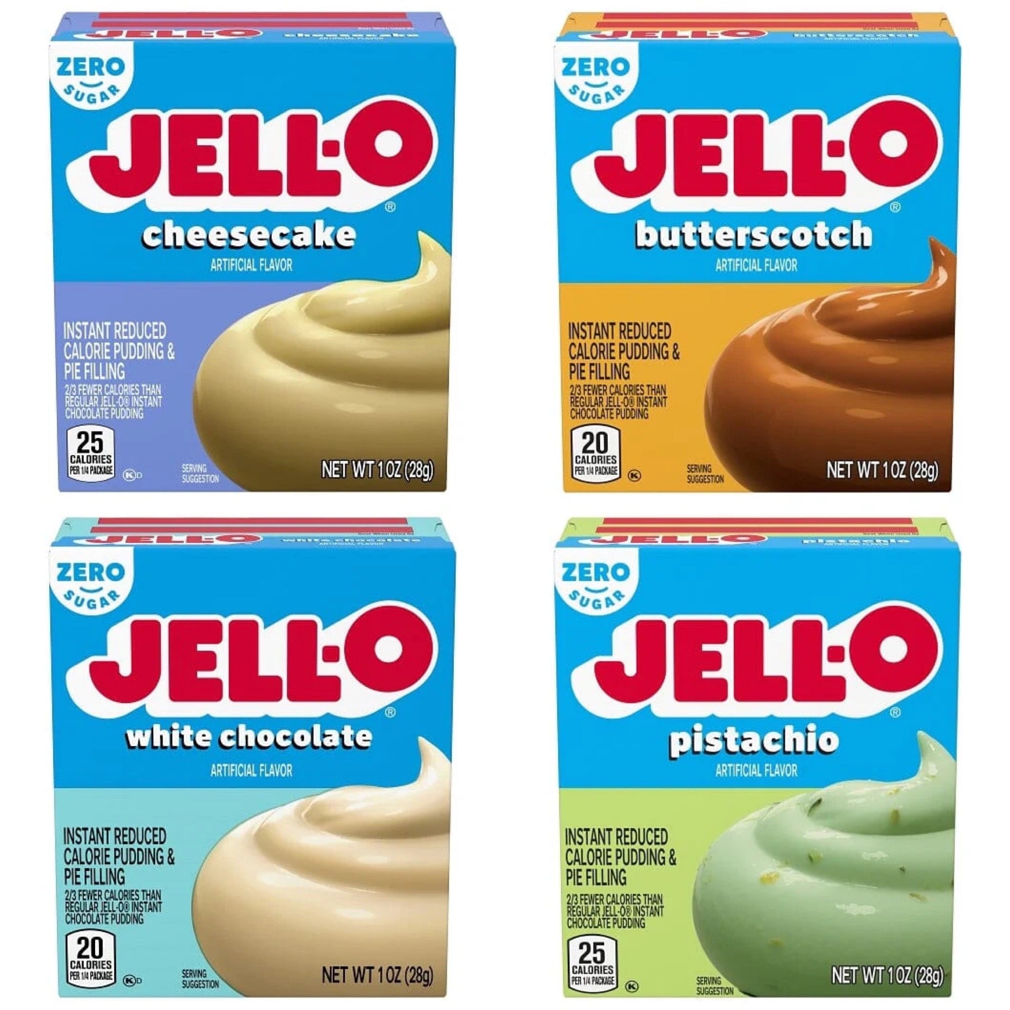 Jell-O Sugar Free Instant Pudding (28g) - Top Nutrition and Fitness 