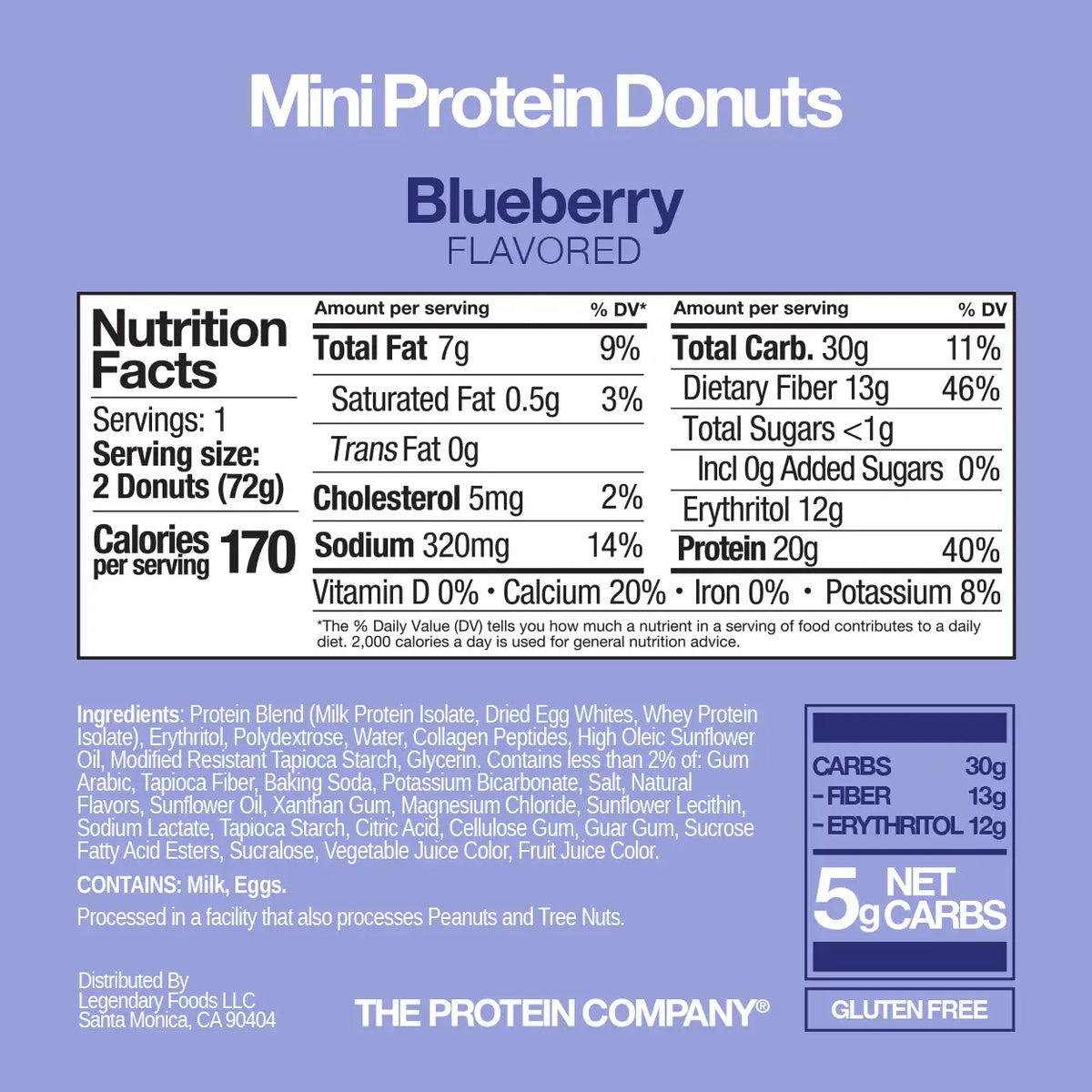 Legendary Protein Donuts (Box of 12)
