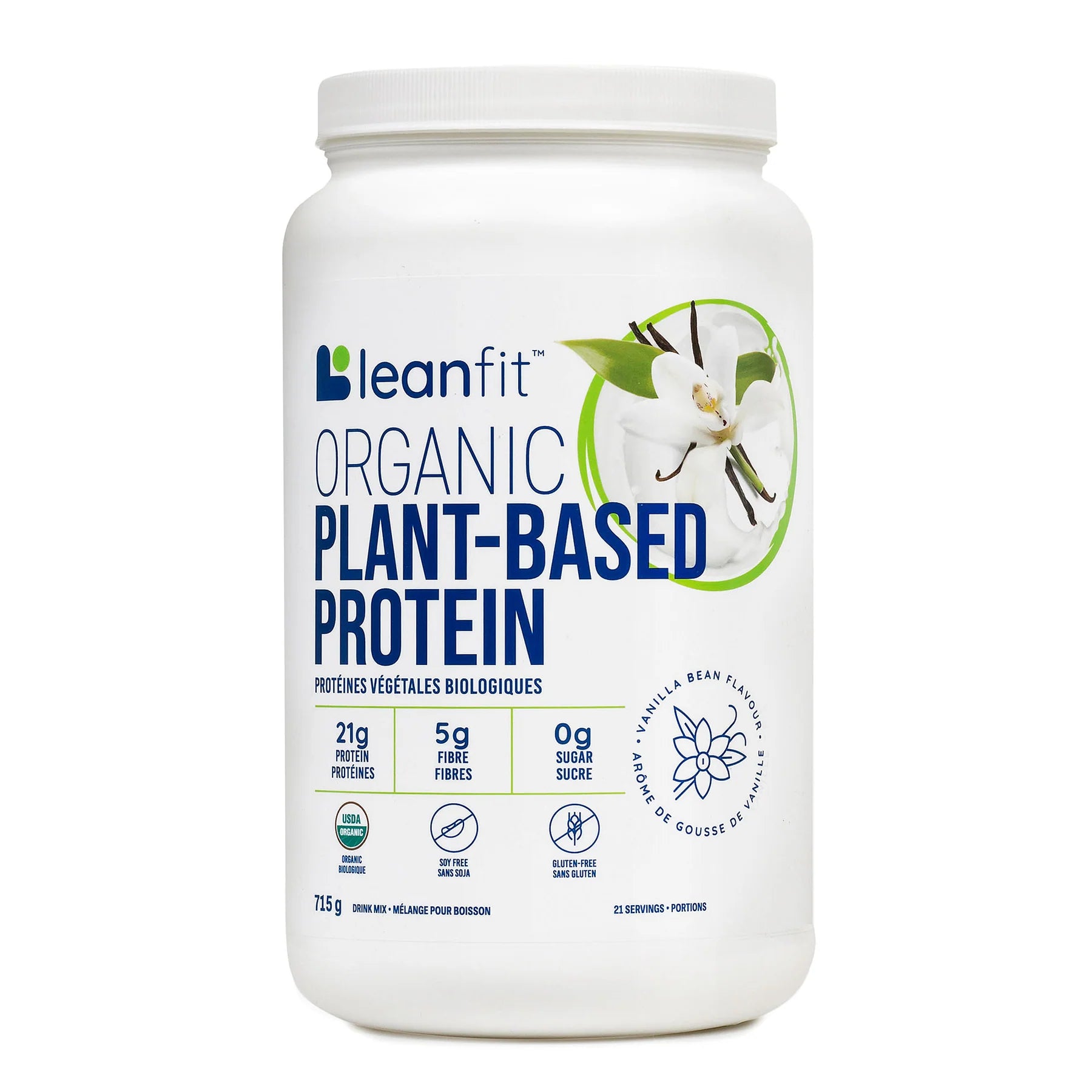 Leanfit Organic Plant Based Protein (715g) - Top Nutrition and Fitness 