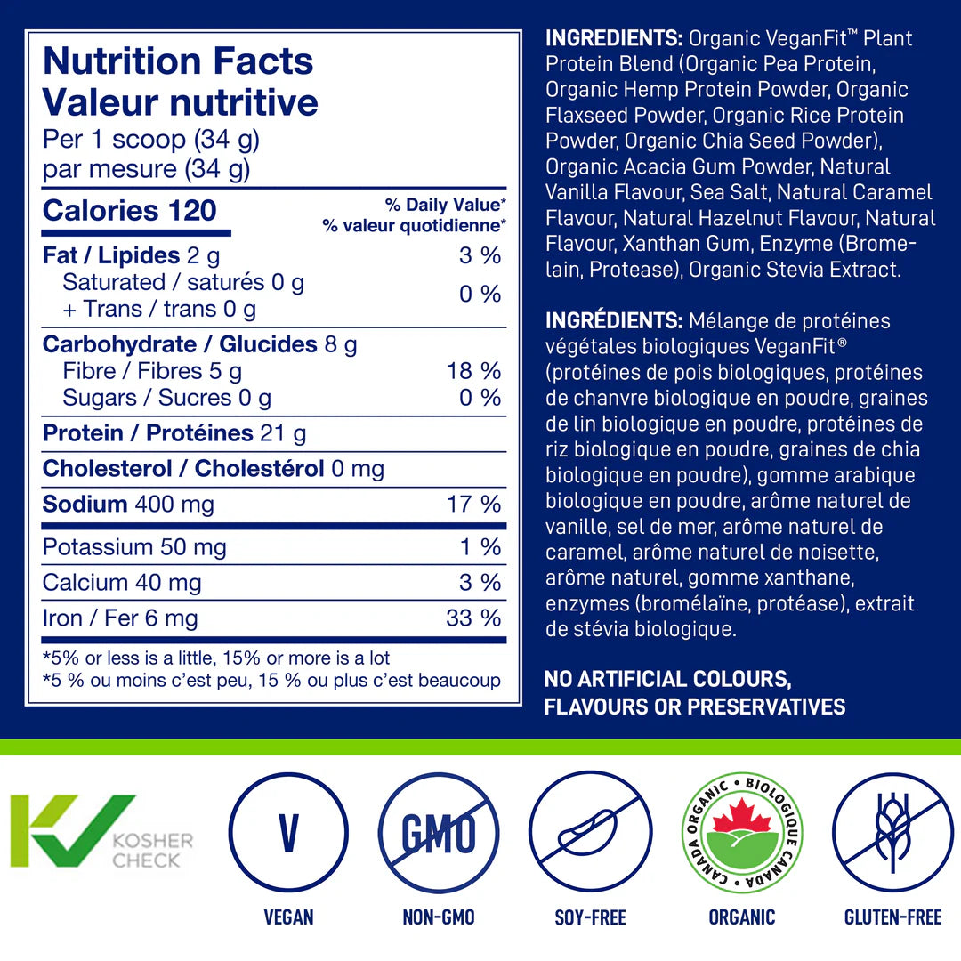 Leanfit Organic Plant Based Protein (715g) - Top Nutrition and Fitness 