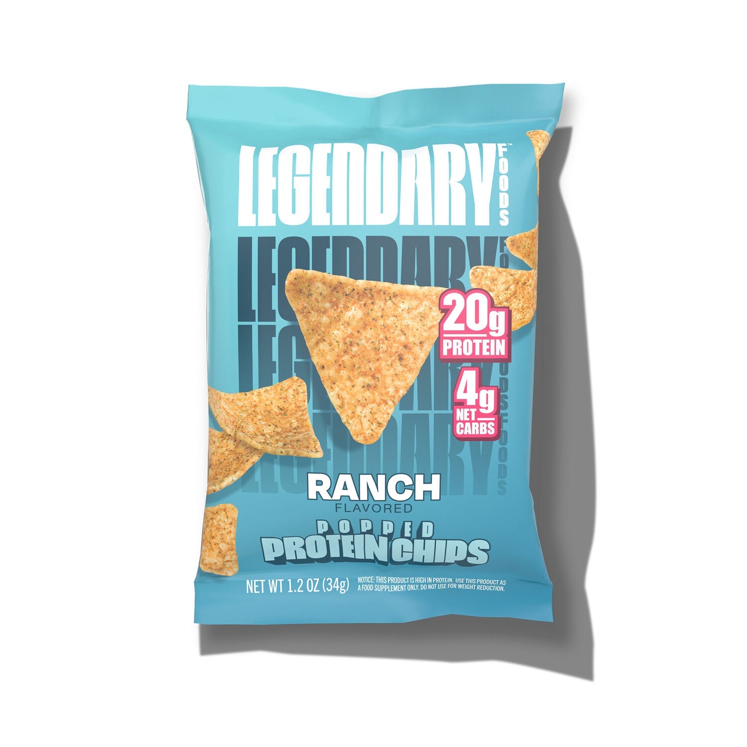 Legendary Foods Popped Protein Chips (1 bag) - Top Nutrition and Fitness 