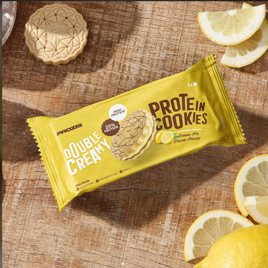 Prozis Double Creamy Protein Cookies (1 pack of 4)