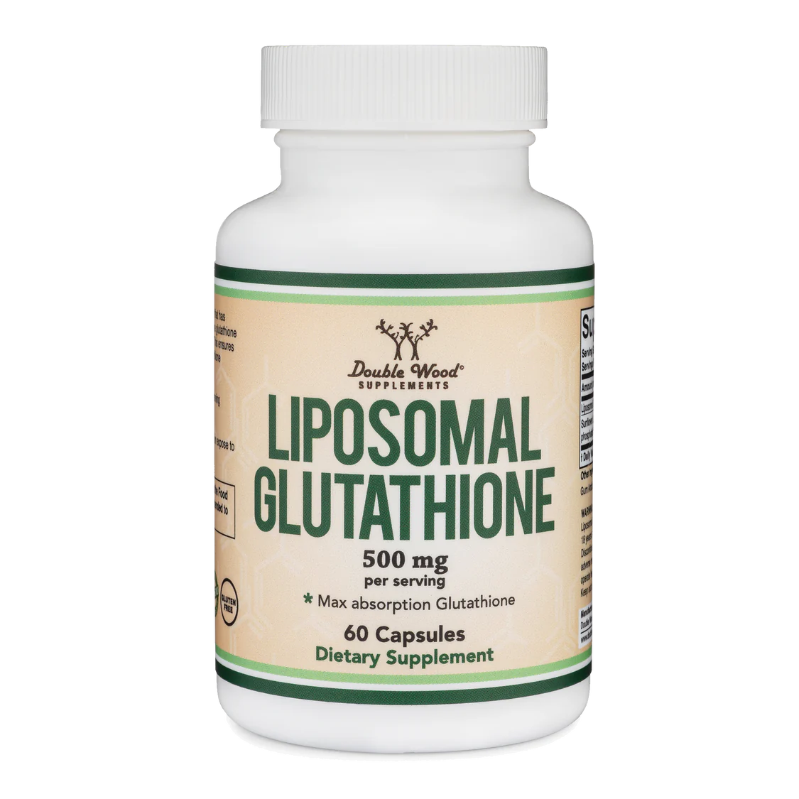 Double Wood Supplements Liposomal Glutathione 60 capsules Double Wood Supplements Top Nutrition Canada