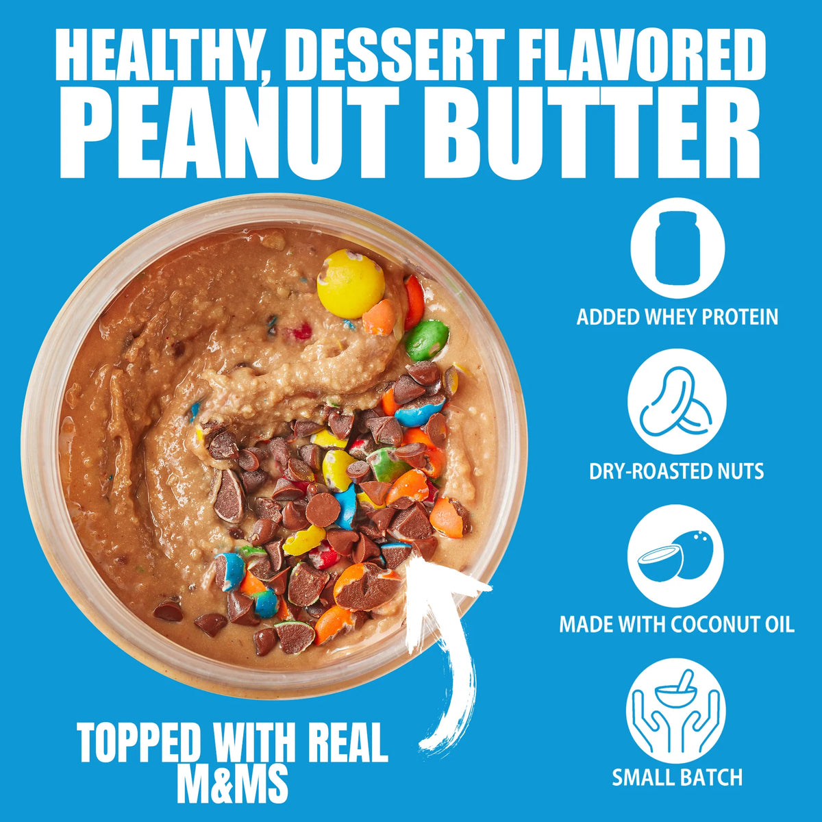 Fit Butter Monster Cookie high-protein peanut butter jar, front label