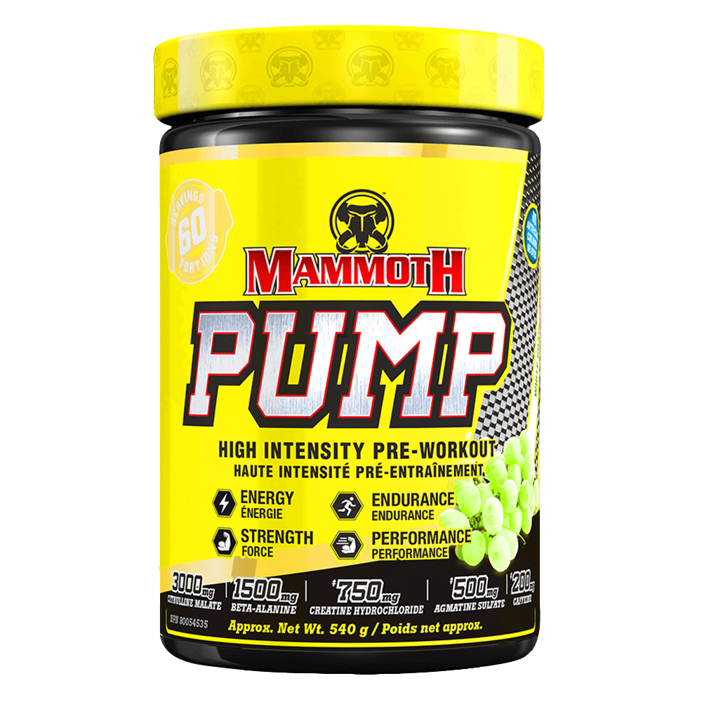Mammoth Pump Pre-Workout (60 servings) - Top Nutrition and Fitness 
