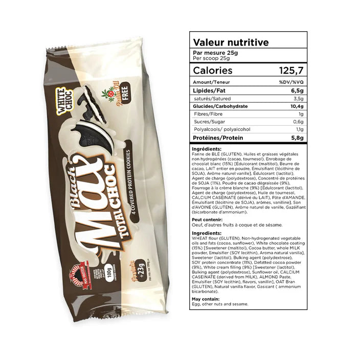 Max Protein BlackMax Protein "oreos" (1 pack of 4) - Top Nutrition and Fitness 