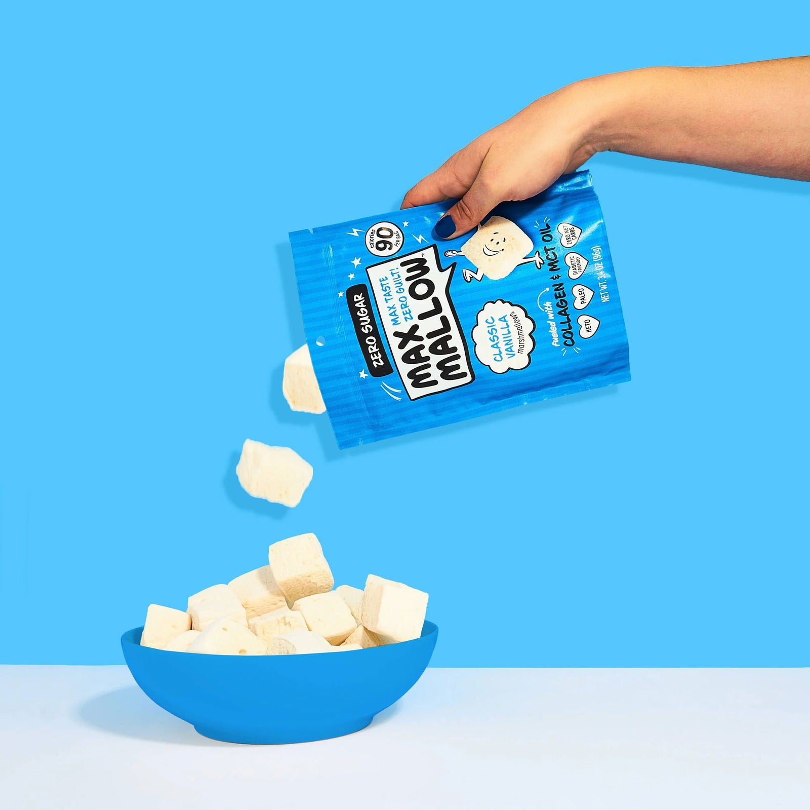 Max Sweets Max Mallow Sugar-Free Marshmallows (1 bag-6 servings) 