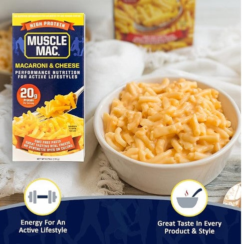 MuscleMac Protein Mac and Cheese Box (2 servings)