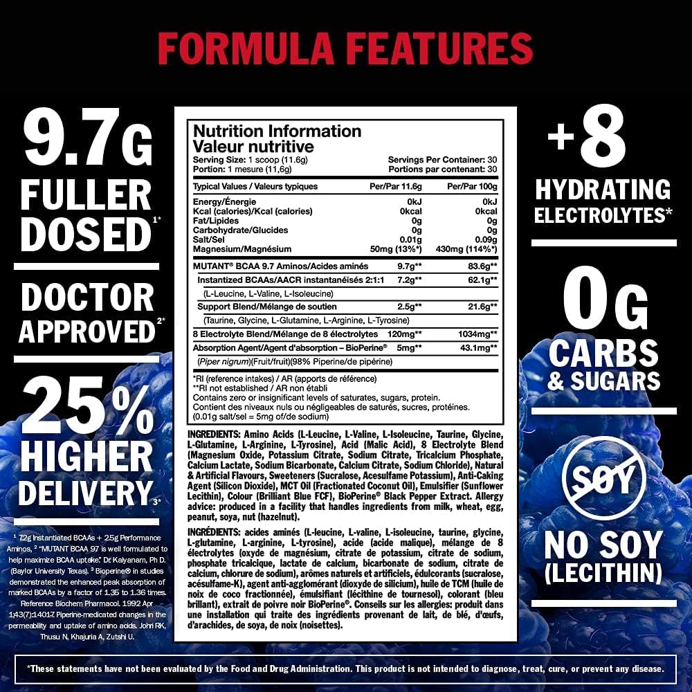 Mutant BCAA 9.7 (30 servings) 
