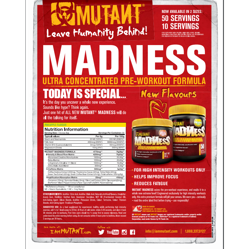 Mutant Madness (30 servings) 