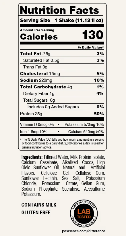 Select Protein Shake - RTD