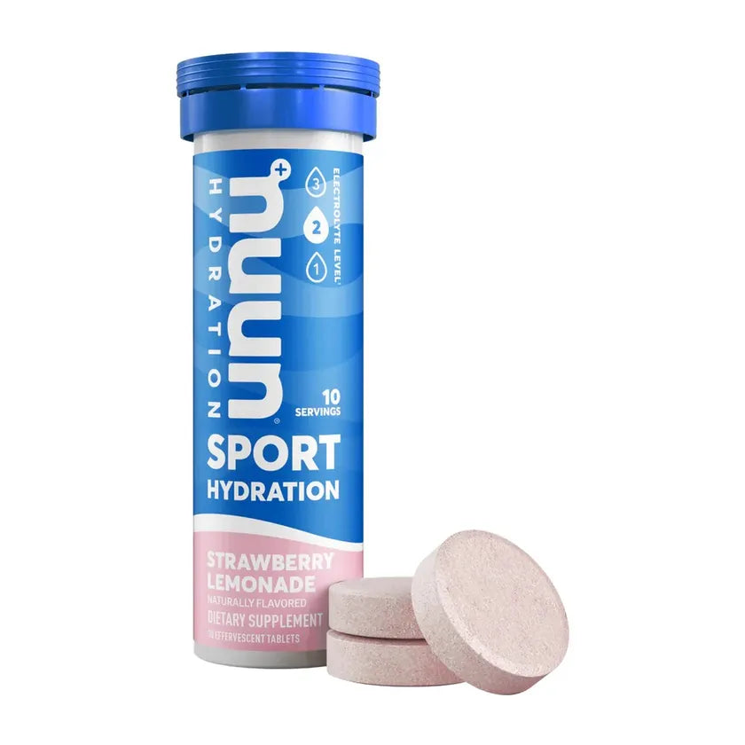 Nuun Sport Electrolyte Drink Tablets (10 servings) Electrolytes Strawberry Lemonade Nuun Sport