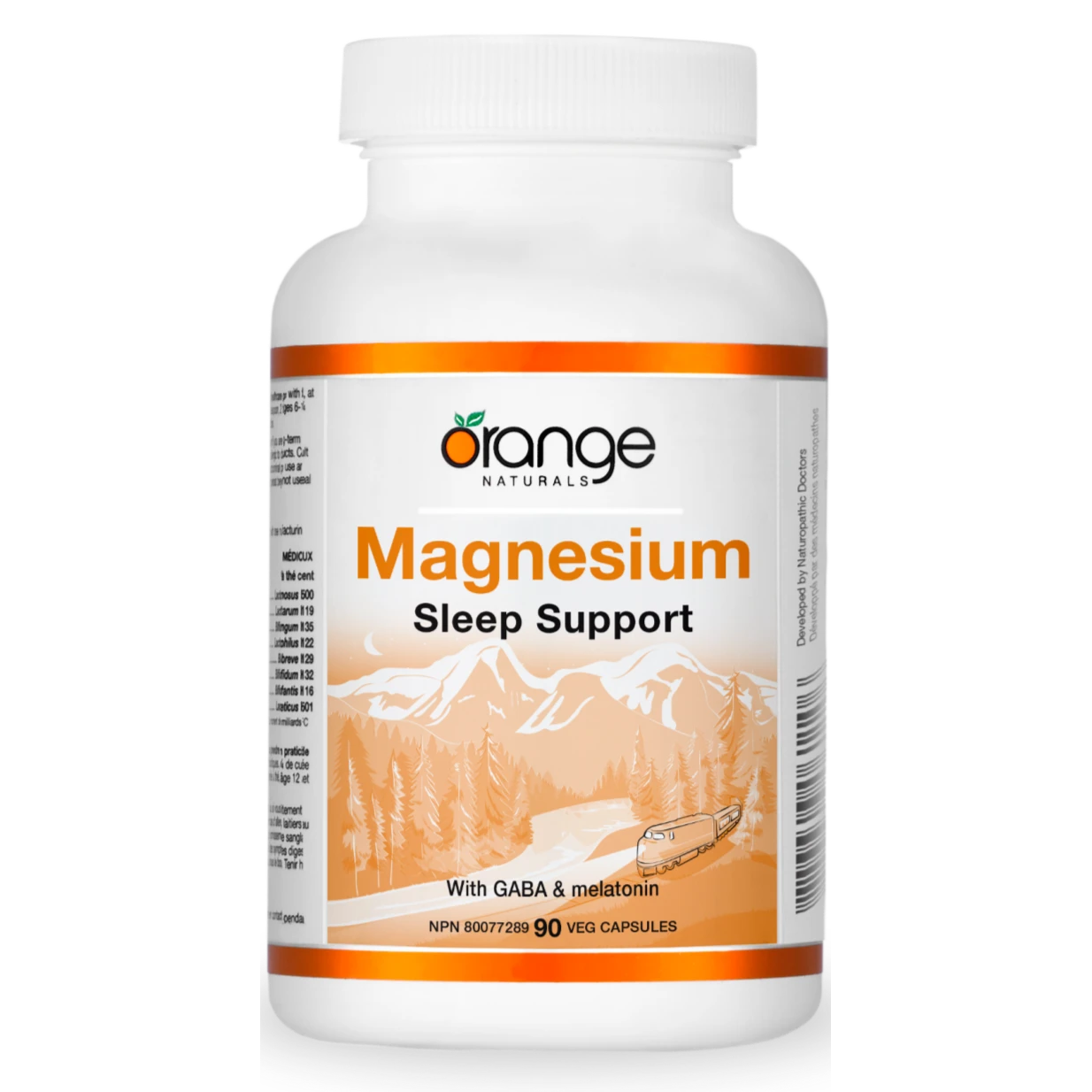Orange Naturals Sleep - Magnesium+GABA+Melatonin (90 Capsules) 