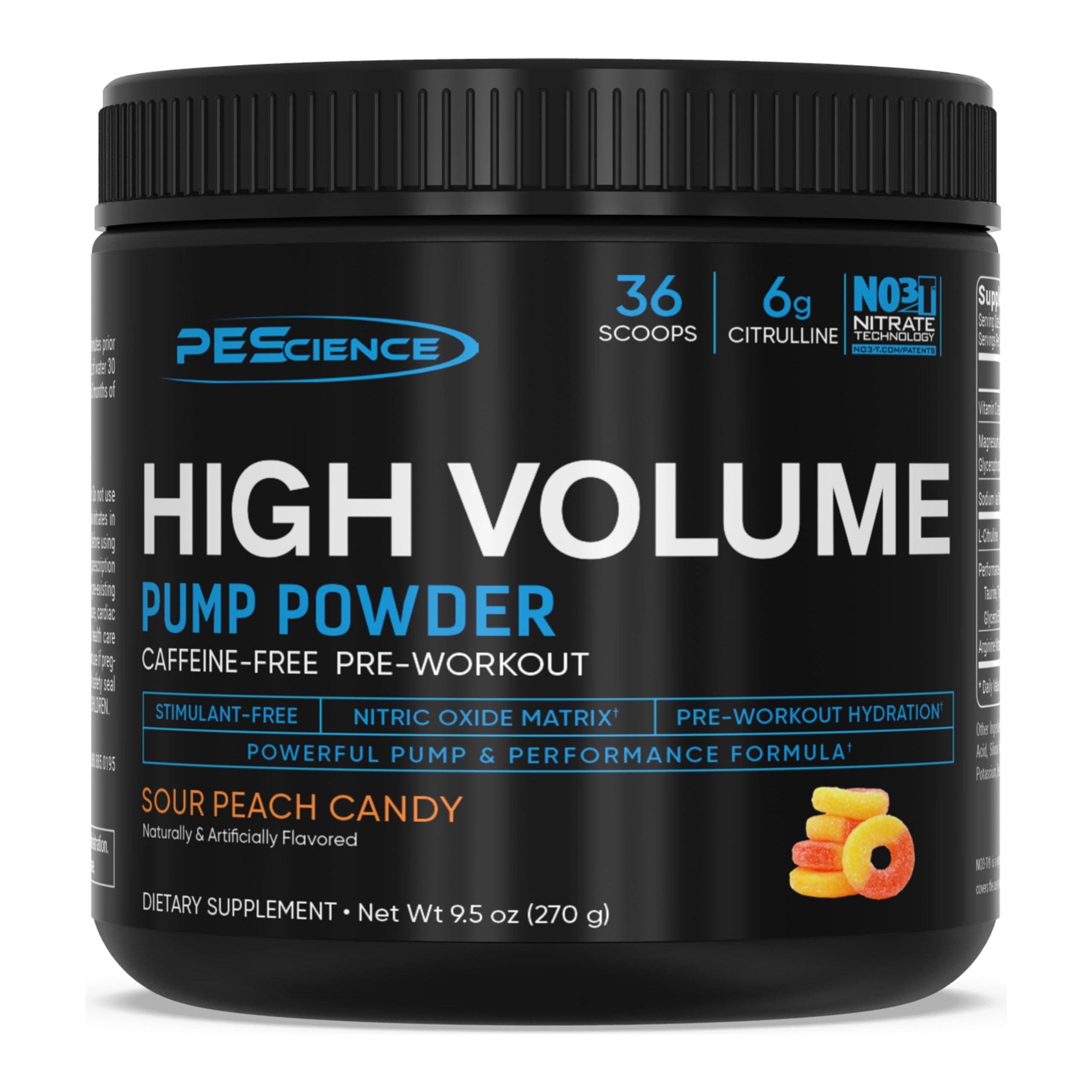PEScience High Volume Stim-Free Pre-Workout (36 servings) - Top Nutrition and Fitness 
