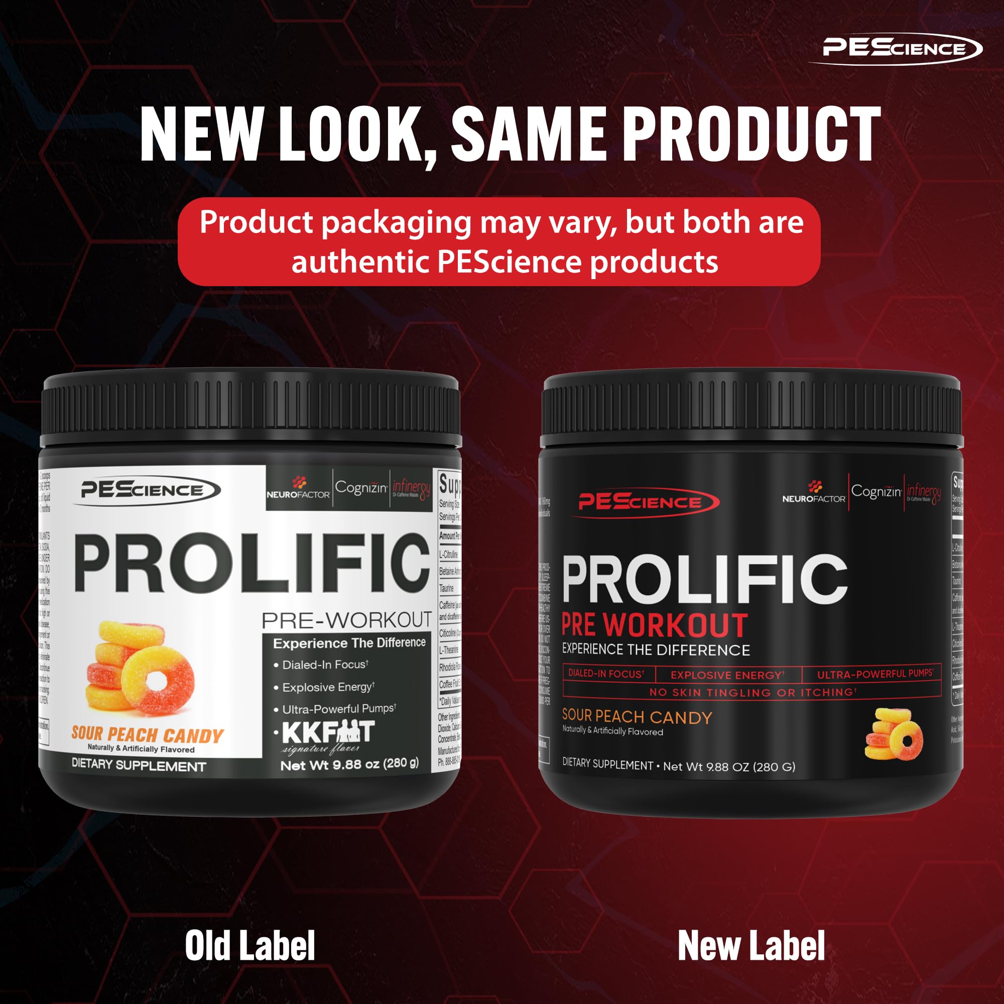 PEScience Prolific Pre-Workout (40 servings) - Top Nutrition and Fitness 