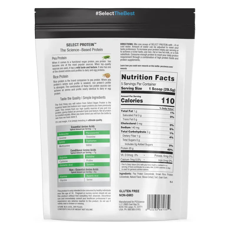 PEScience Vegan 3 Trial Size Variety Pack (PB, Choc PB + 1 flavour of choice) - Top Nutrition and Fitness 