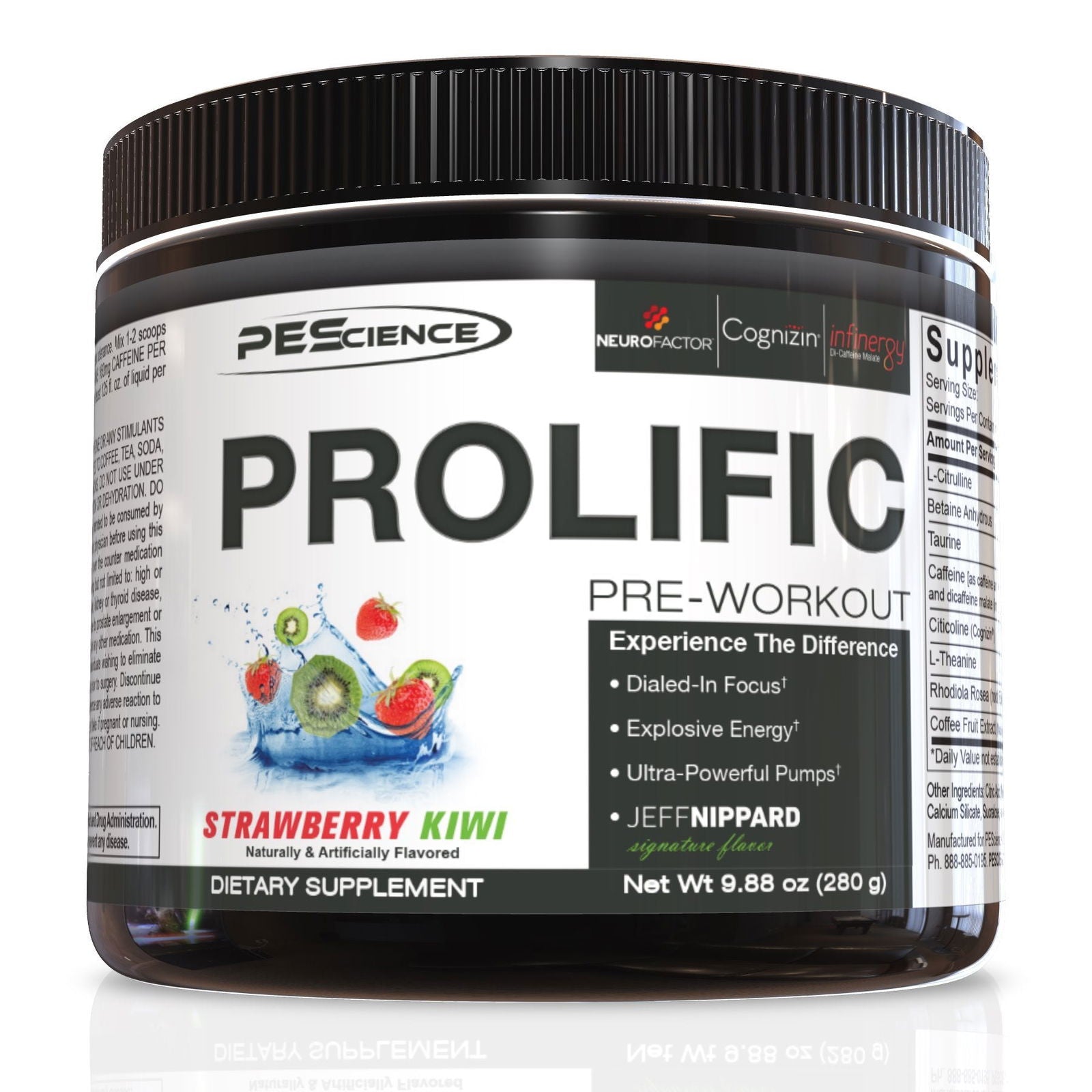 PEScience Prolific Pre-Workout (40 servings) 