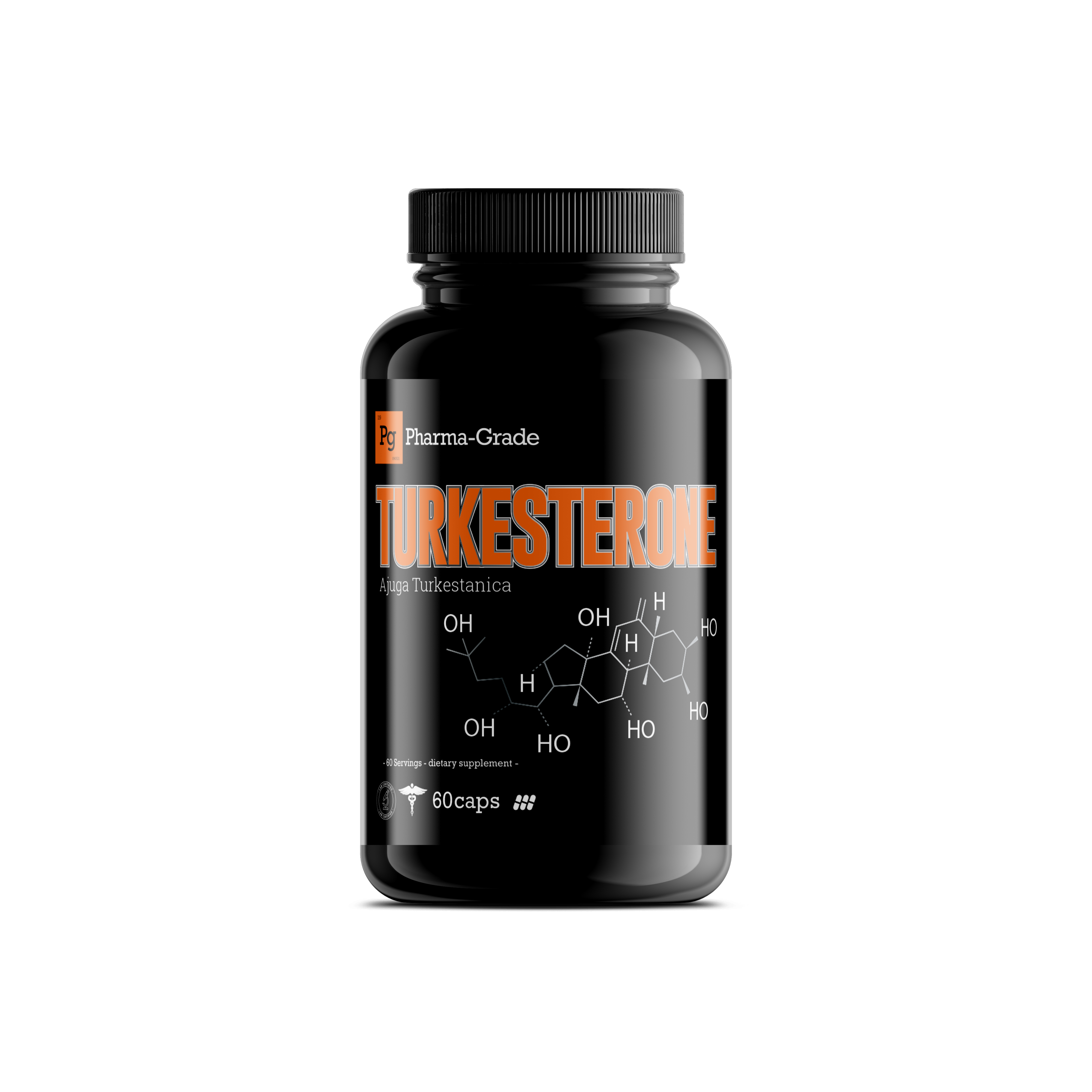 Pharma-Grade Turkesterone 500mg (60 capsules)