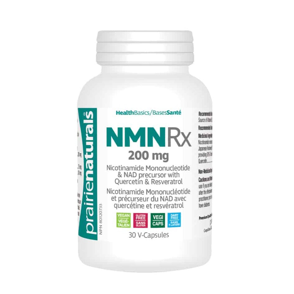 Prairie Naturals NMN Rx 200 mg (30 gélules)