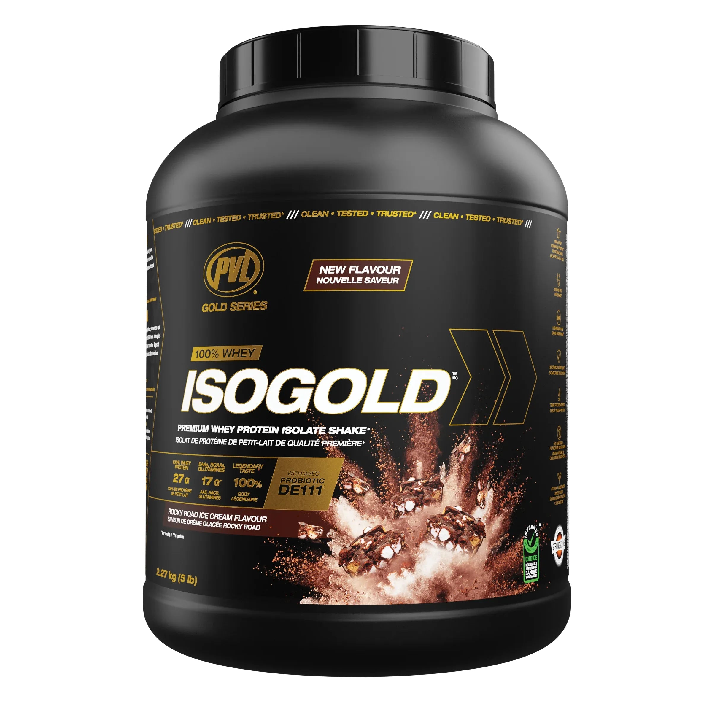 PVL IsoGold Whey Isolate & Hydrolysate (5lbs) - Top Nutrition and Fitness 