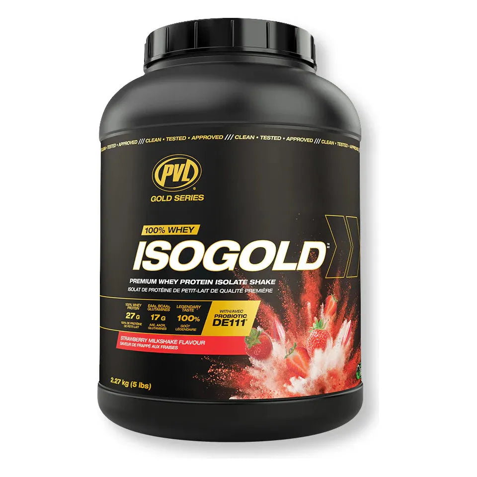 PVL IsoGold Whey Isolate & Hydrolysate (5lbs) - Top Nutrition and Fitness 