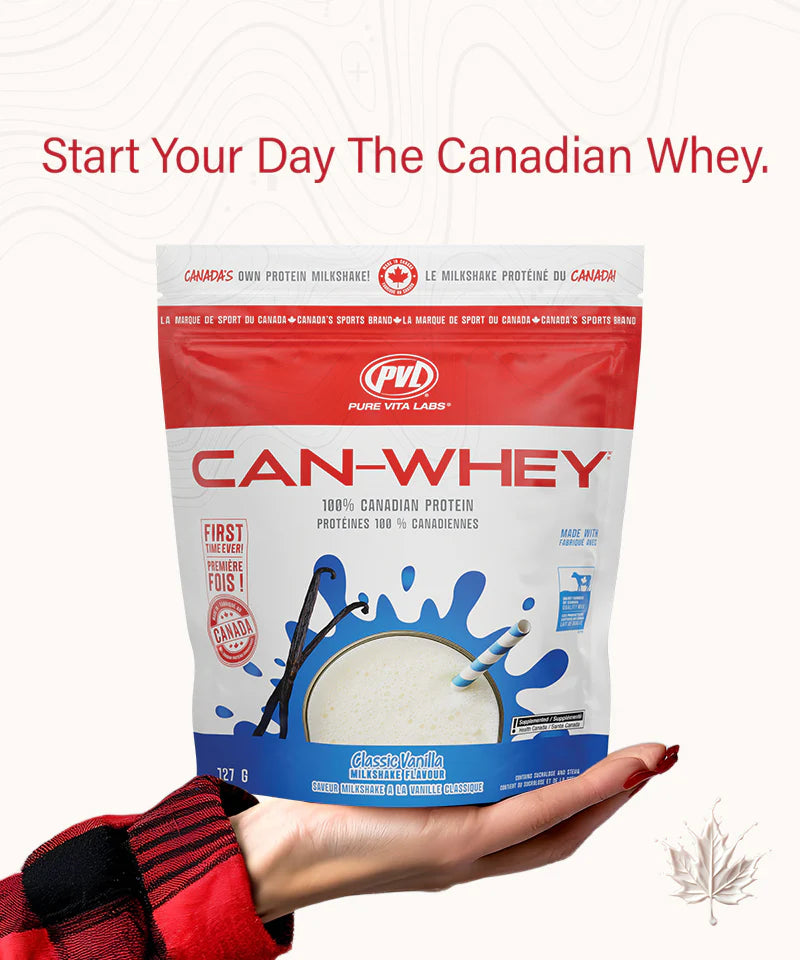 PVL CAN-WHEY 100% Canadian Clean Whey Protein Blend (1.6lb)
