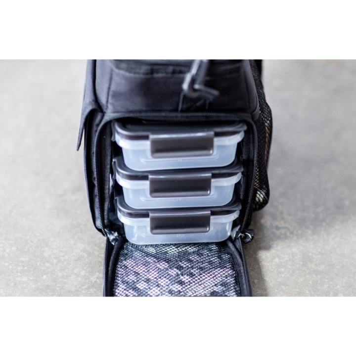 Performa 3 MEAL COOLER BAG, BLACK ON BLACK 