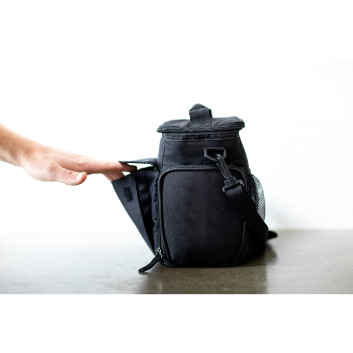 Performa 3 MEAL COOLER BAG, BLACK ON BLACK 
