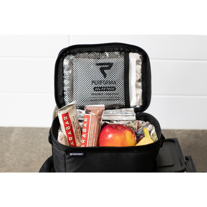 Performa 3 MEAL COOLER BAG, BLACK ON BLACK 