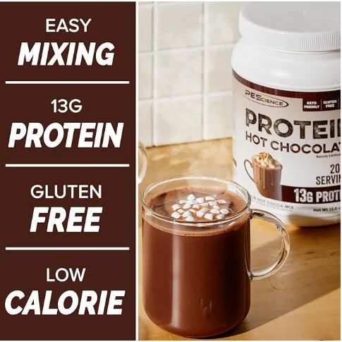 Pescience Protein Hot Chocolate (20 servings) - Top Nutrition and Fitness 