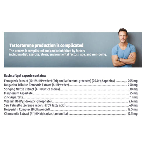 Prairie Naturals Test-Force (60 capsules) - Top Nutrition and Fitness 