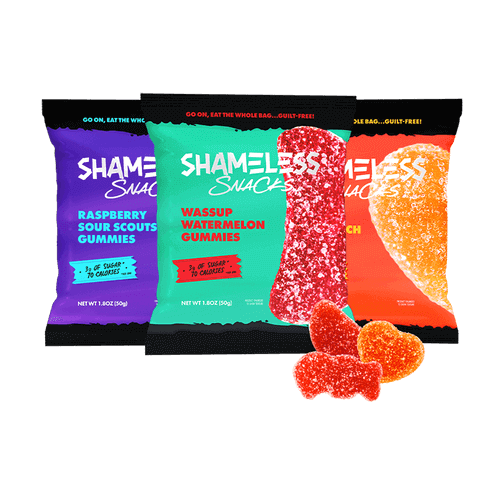 Shameless Snacks Gummy Candy 1 bag Shameless Snacks Top Nutrition Canada