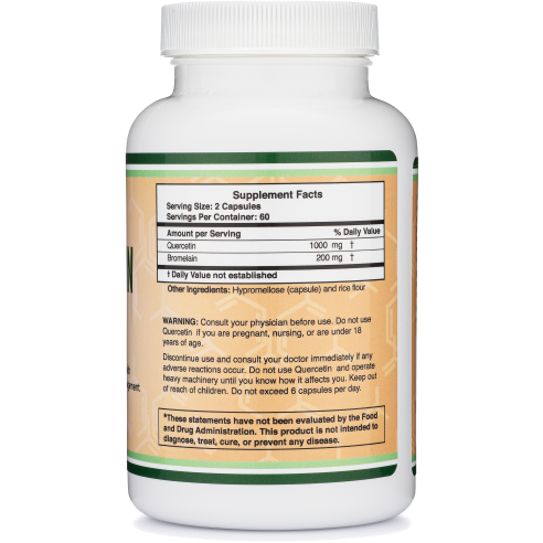 Double Wood Supplements Quercetin 120 capsules BEST BY 11/23 Double Wood Supplements Top Nutrition Canada