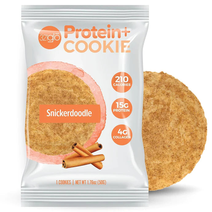 321GLO Protein+ Cookie (1 cookie) Protein Snacks Snickerdoodle 321GLO