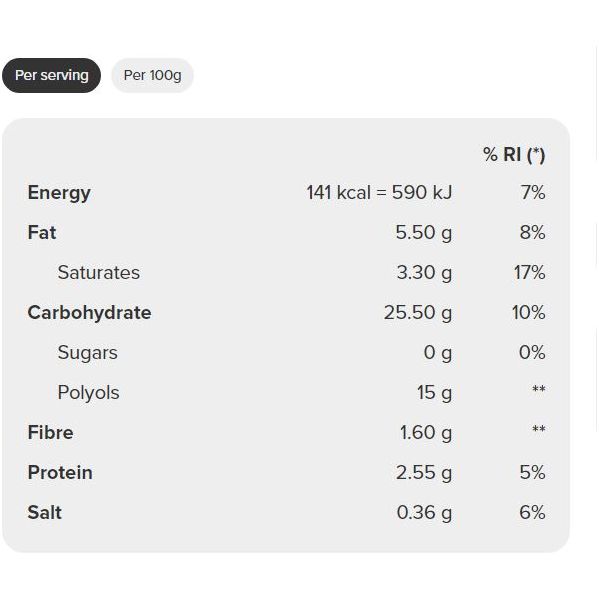 Prozis Chocolate Covered Zero Sugar Donut (1 donut) - Top Nutrition and Fitness 