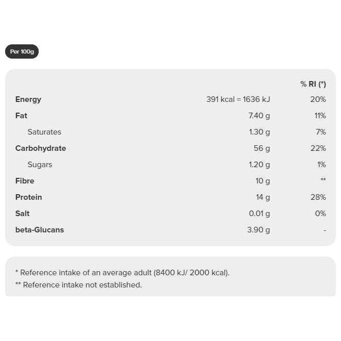 Prozis Instant Oats Powder (1000g) - Top Nutrition and Fitness 